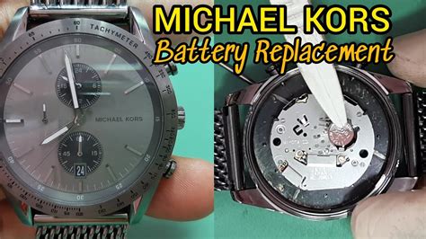 michael kors watch how to replace battery